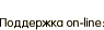 Поддержка on-line:
